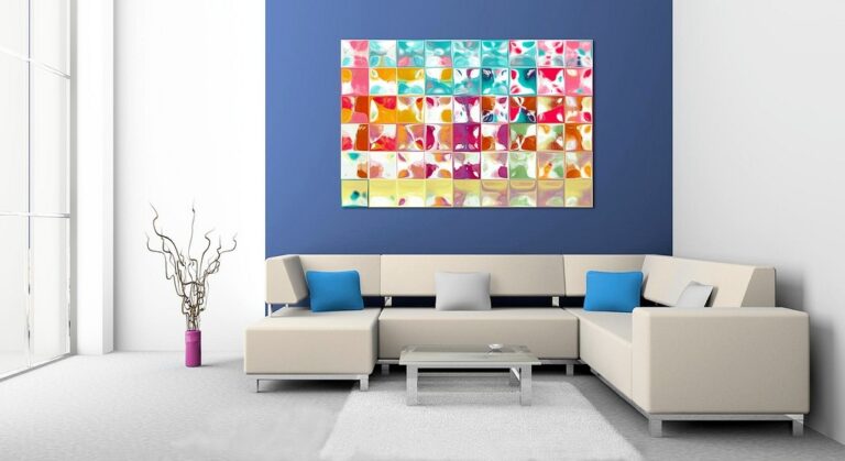5 Ways to Bring Blue Abstract Art Into Your Home